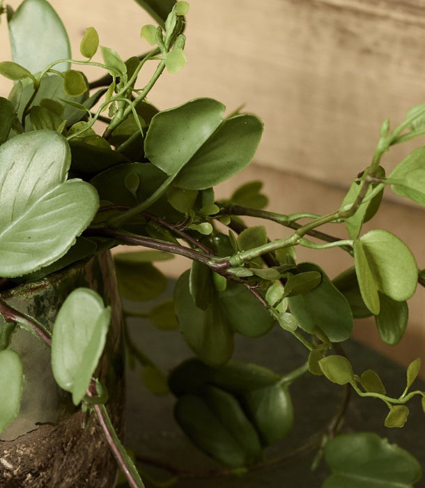 Faux Bauhinia Potted Plant, Green - 56 cm