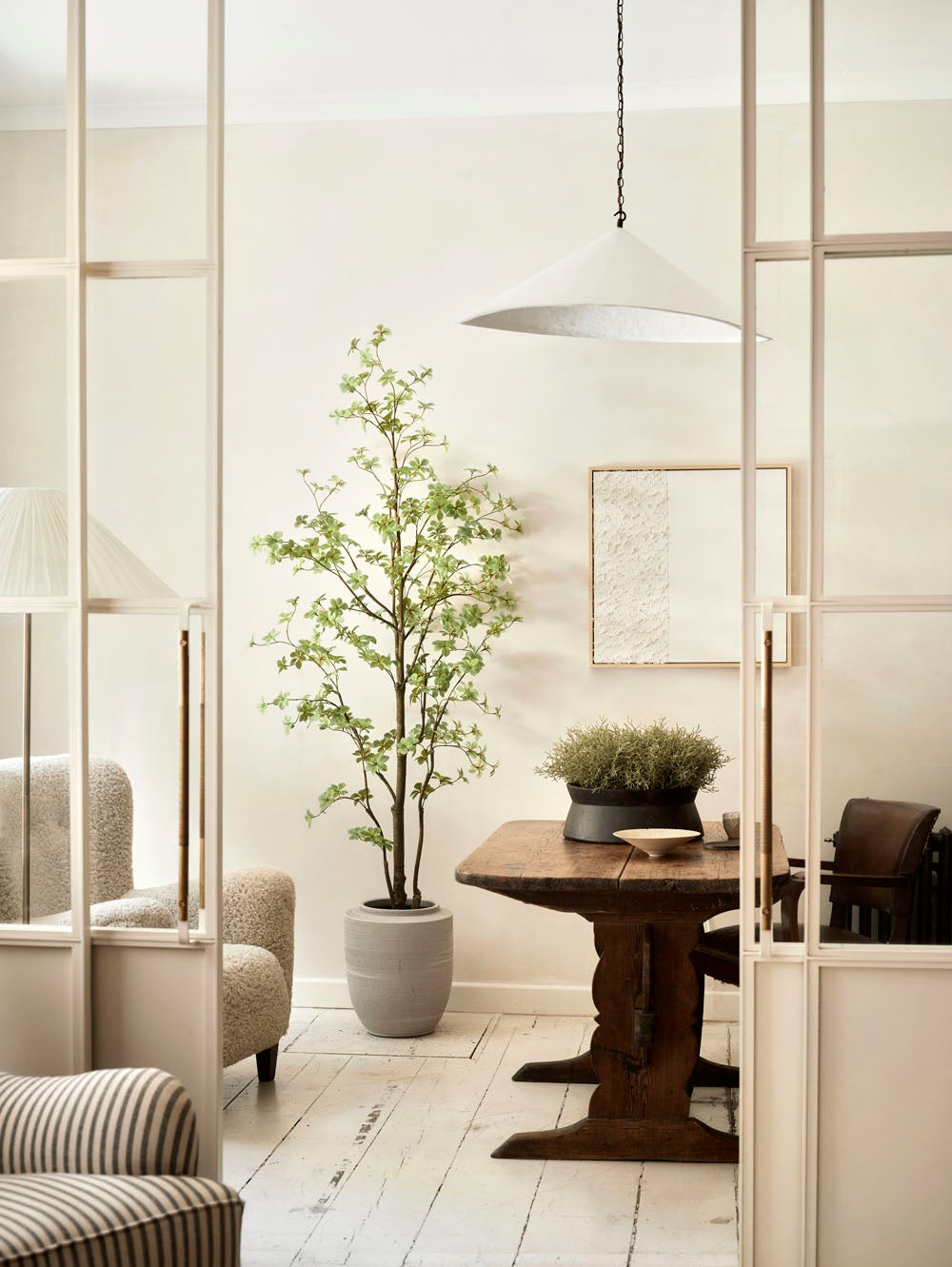 Faux Bucida Tree, Green - 210cm