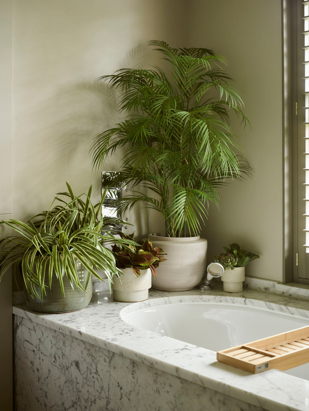 Faux Chamaedorea Palm, Green - 100 cm