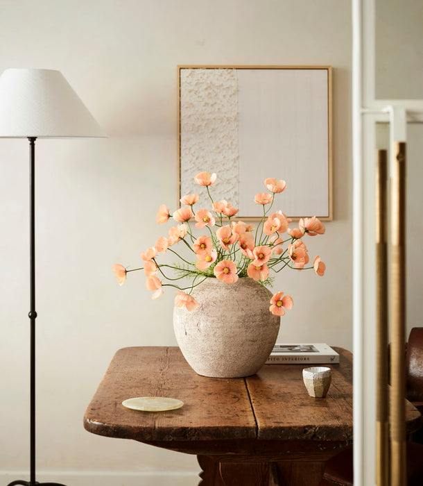 Faux Cosmos, Peach - 61 cm