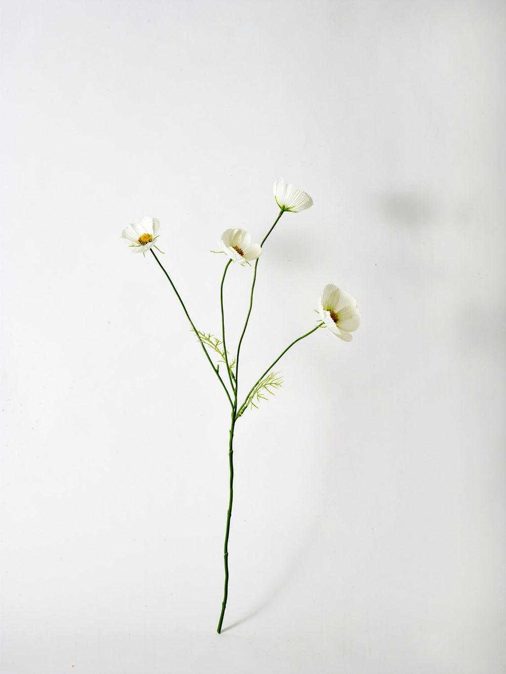 Faux Cosmos, White - 61 cm