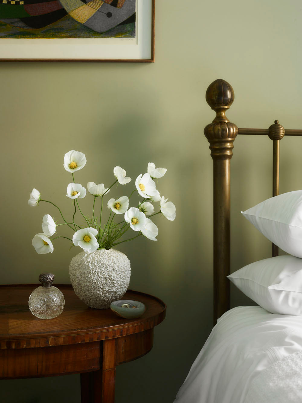 Faux Cosmos, White - 61 cm