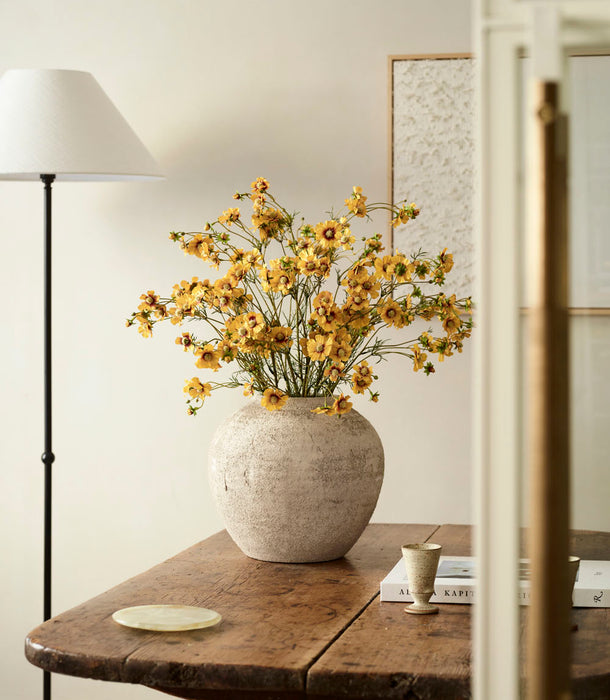 Faux Cosmos Mini, Yellow - 96 cm