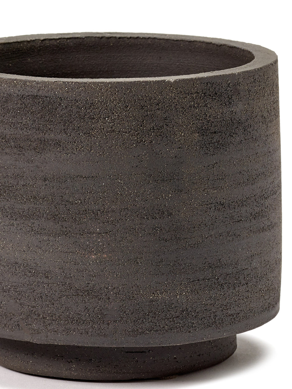 Cylinder Pot by Serax, Brown - 15 x 13 cm