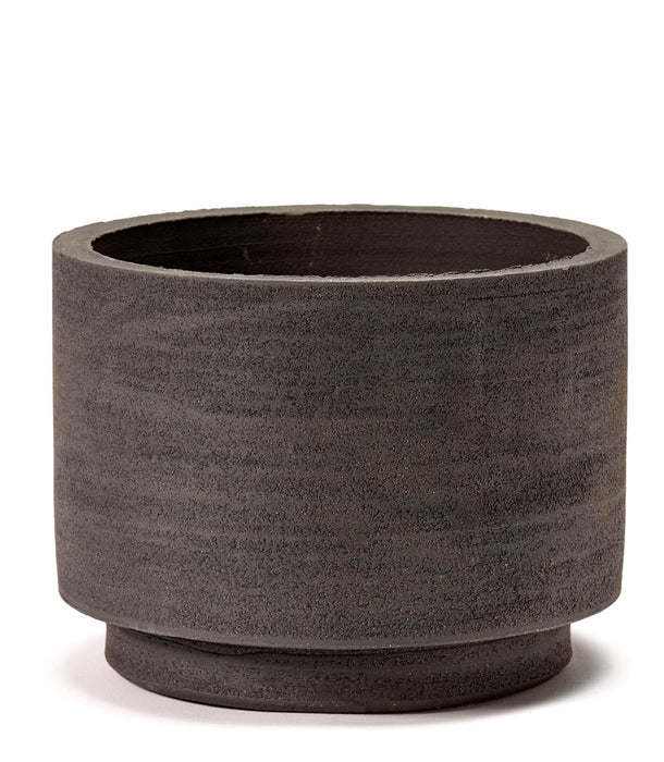 Cylinder Pot by Serax, Brown - 19 x 15 cm