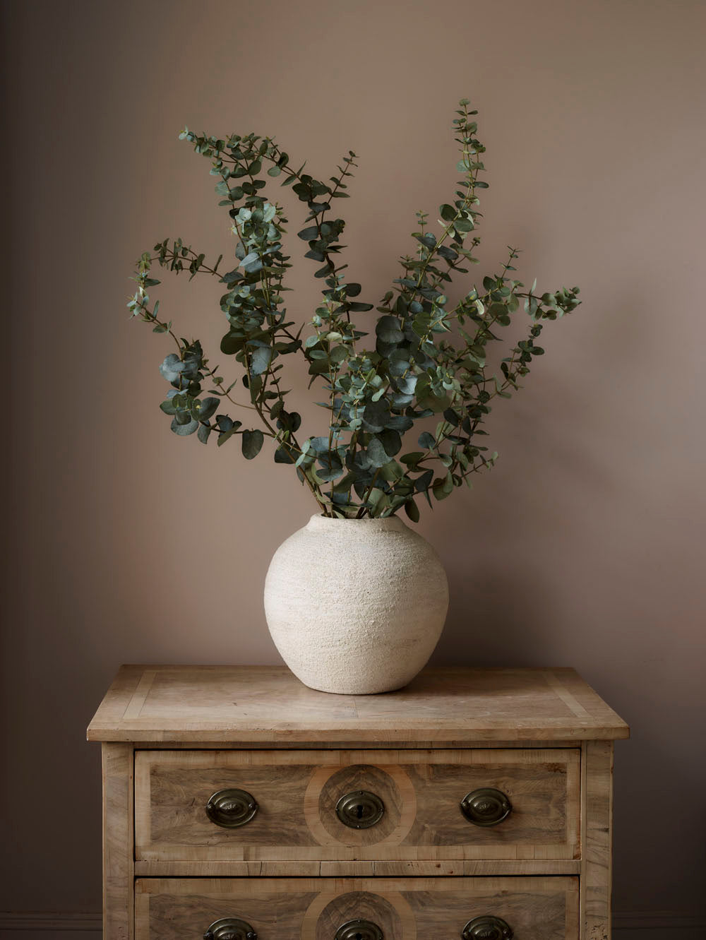 Faux Eucalyptus, Silver Grey - 145 cm