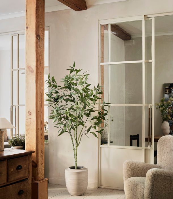 Faux Eucalyptus Tree, Green - 195 cm