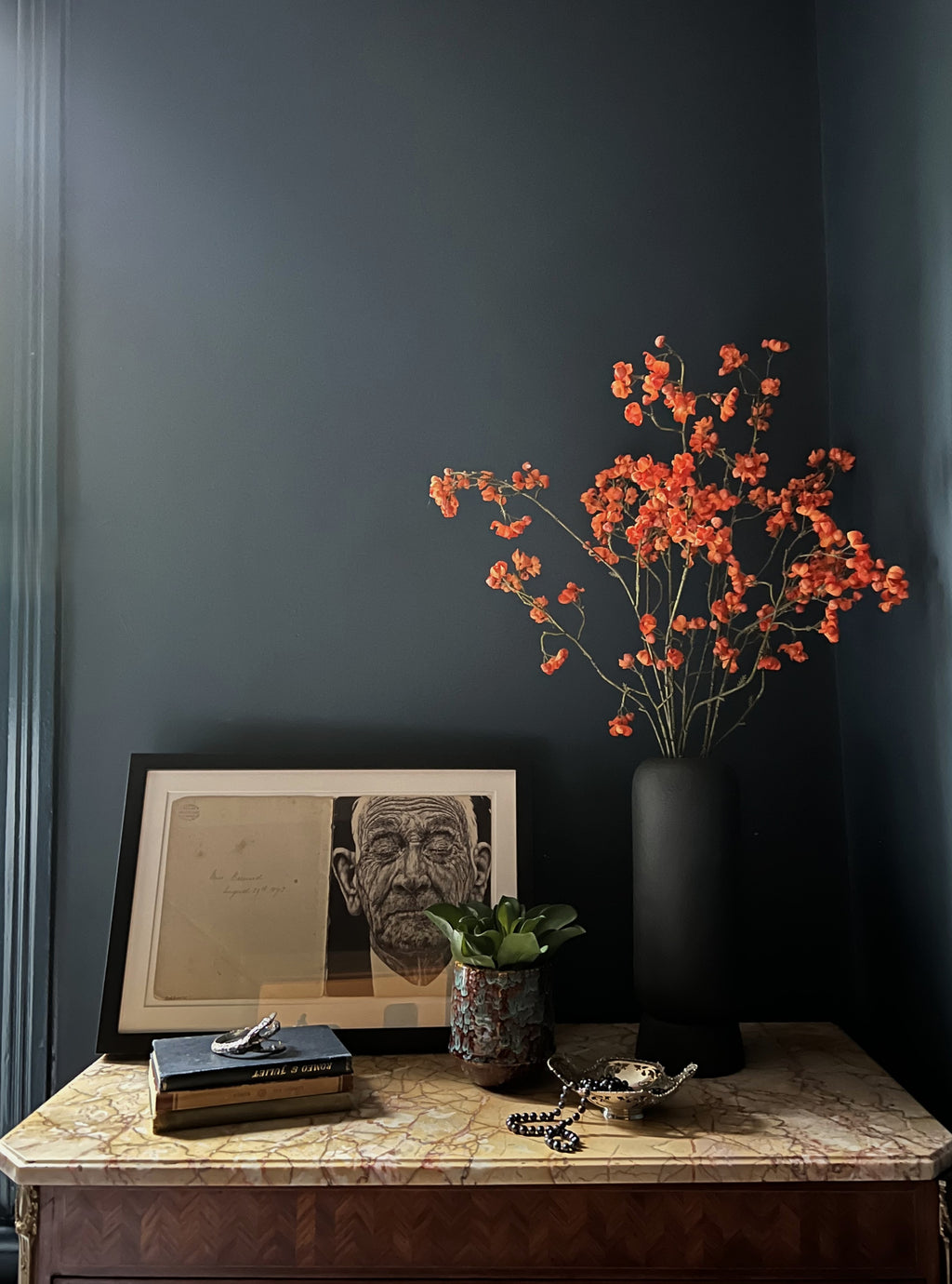 Faux Euonymus, Orange - 90 cm