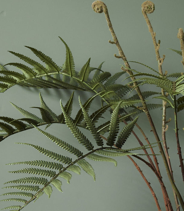 Faux Fern Dicksonia, Green - 60 cm