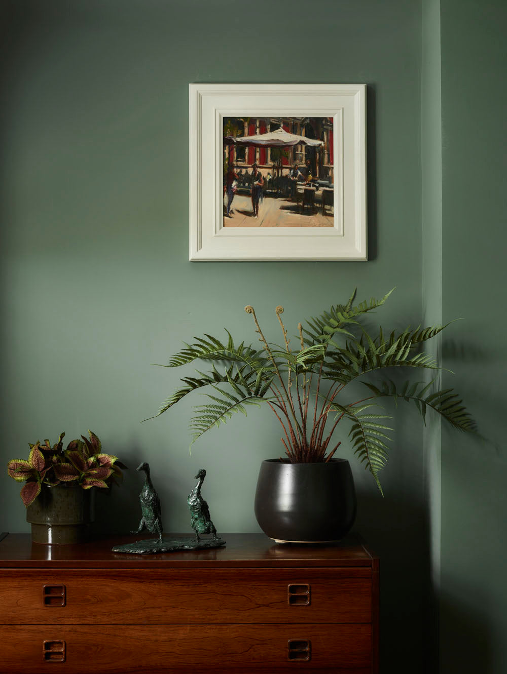 Faux Fern Dicksonia, Green - 60 cm