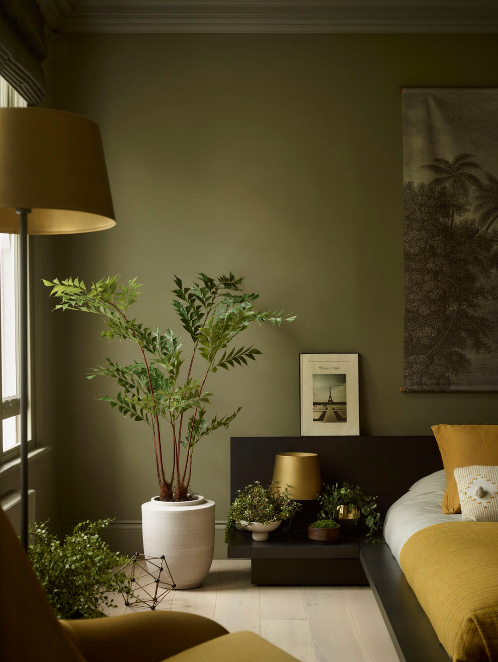 Faux Fishtail Palm, Green - 140 cm