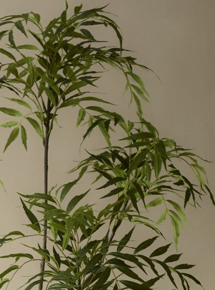 Faux Mahonia Tree, Green - 180 cm