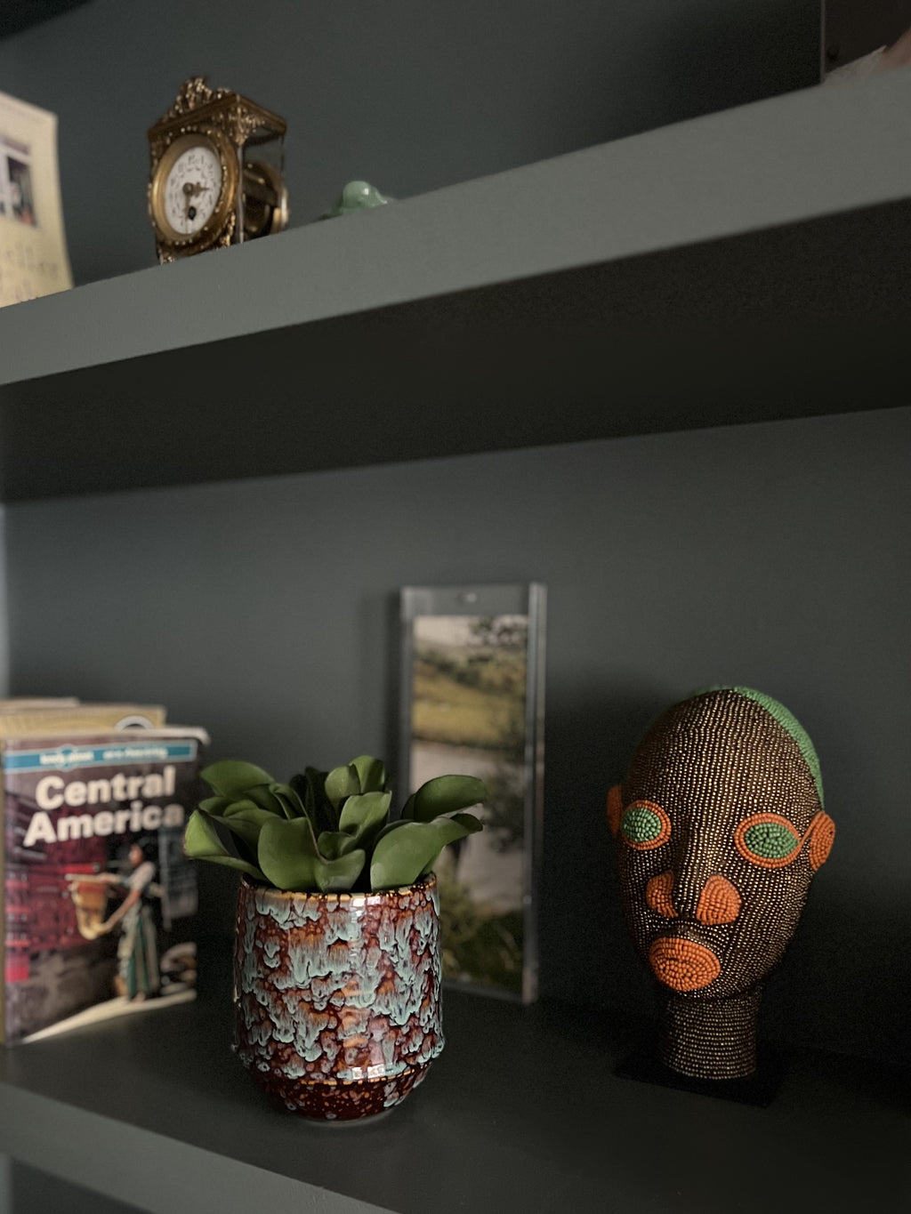 Marrakesh Pot, Amber Turquoise - 11 x 12 cm