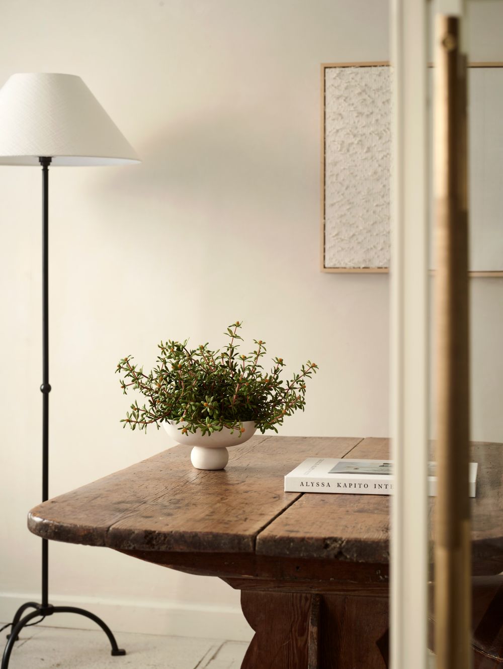 Faux Purslane potted in a Baburu bowl by 101 Copenhagen , Orange - 25 cm