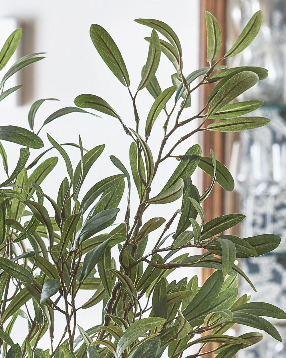 Faux Olive Branch, Green - 122 cm