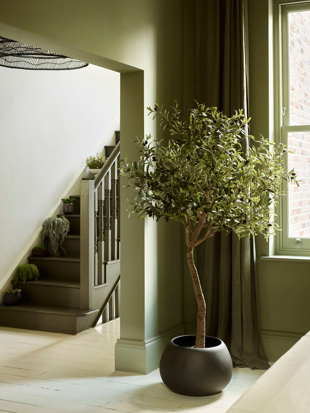 Faux Olive Tree, Green - 170 cm