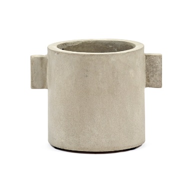 Concrete Flower Pot by Serax, Grey - 15cm x 15cm
