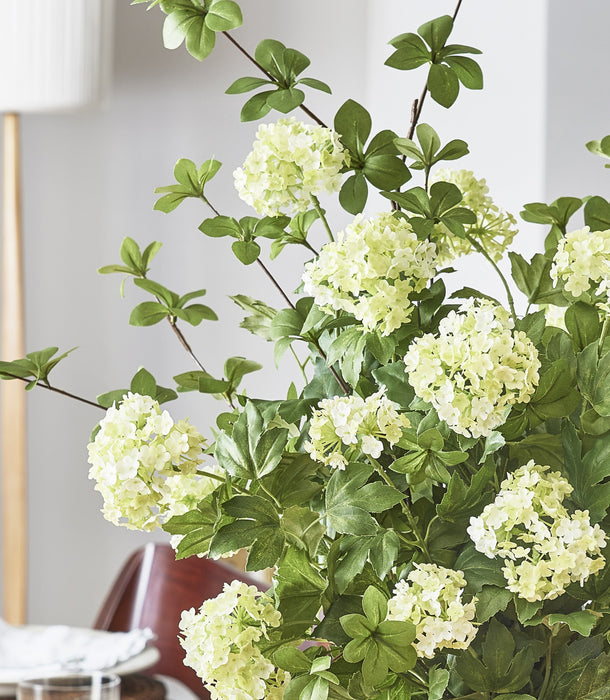 Faux Viburnum, Pale Green - 78 cm