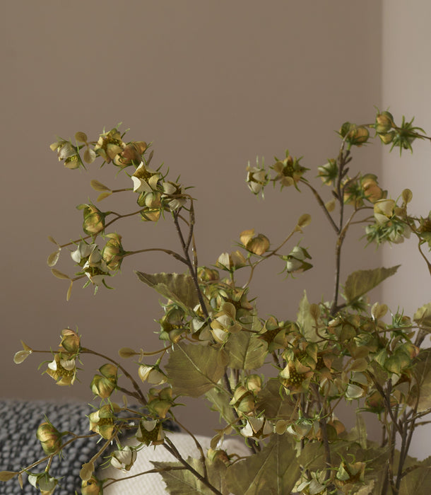 Faux Winter Cherry, Green - 92 cm